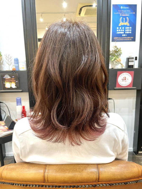 ワンポイントでさりげなくお洒落に☆裾カラー