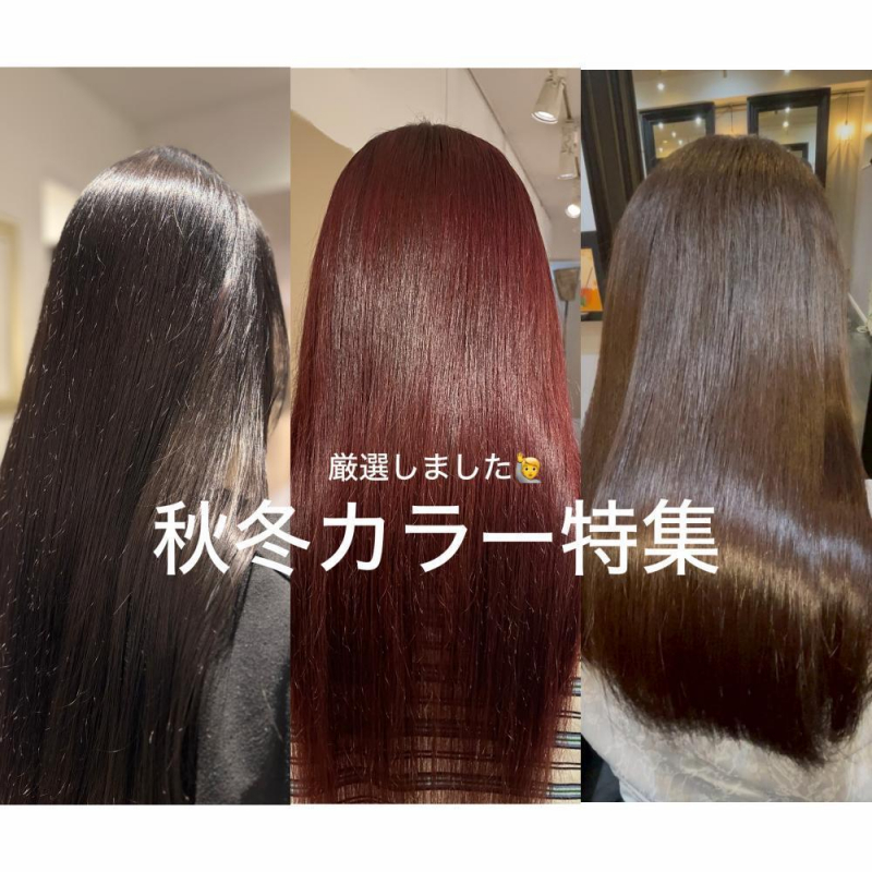 秋冬カラー特集！今年のおすすめヘア3選