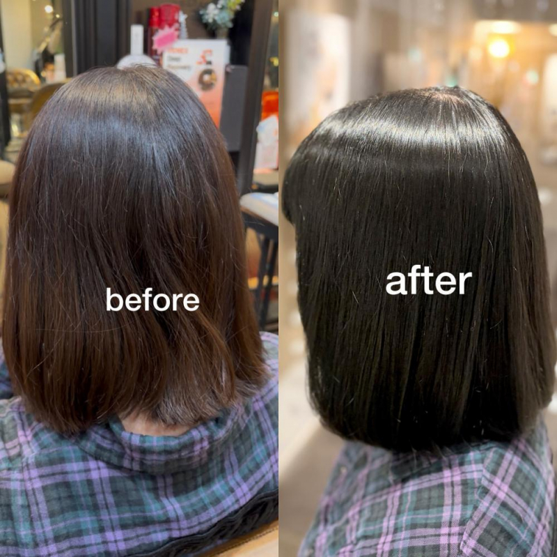 トーンダウンでツヤ感アップ