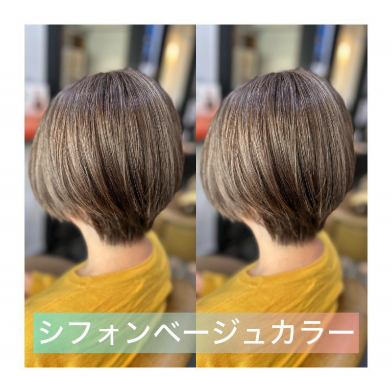 首元すっきり◎上品ショートスタイル