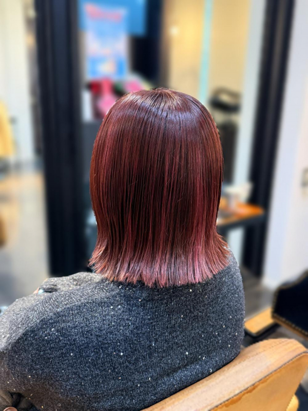 春ピンク☆ハイライトスタイル