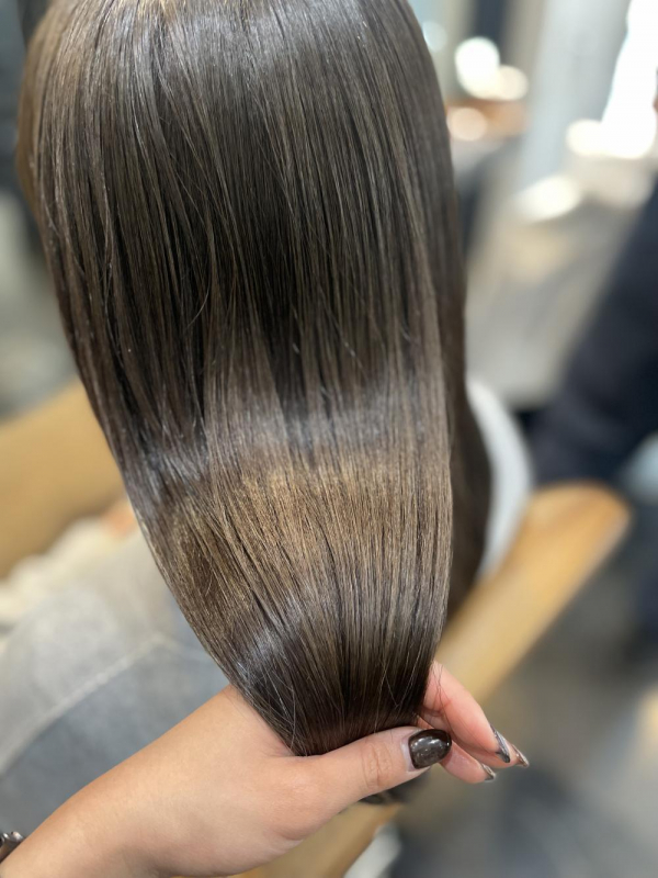 夏に向けて透明感カラー