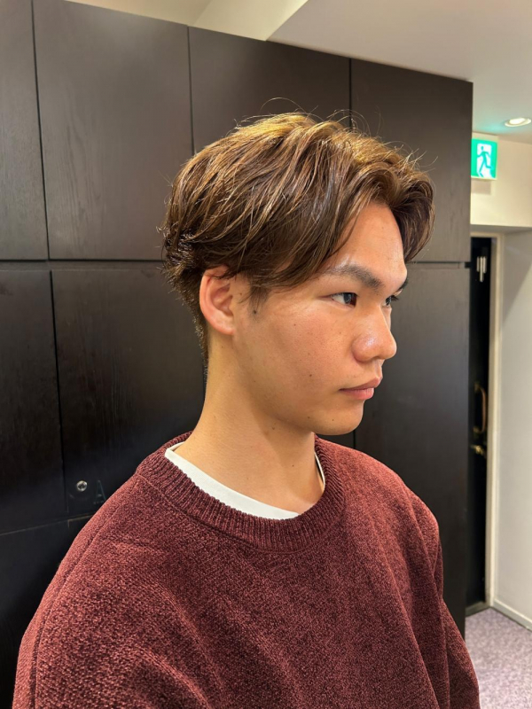 作り込みすぎない大人メンズのシャドウパーマ