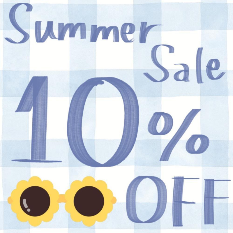 Summer Sale 10%off！