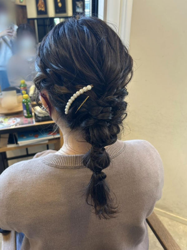 お呼ばれヘアセット