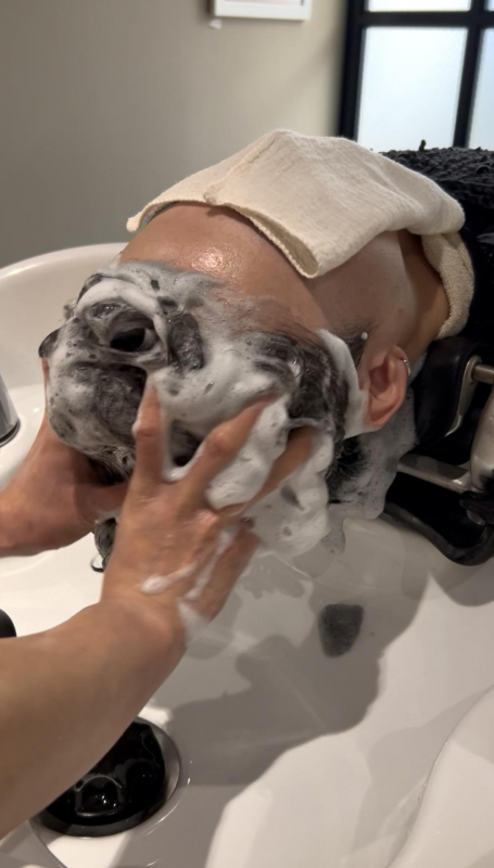 年末の疲れにヘッドスパ！