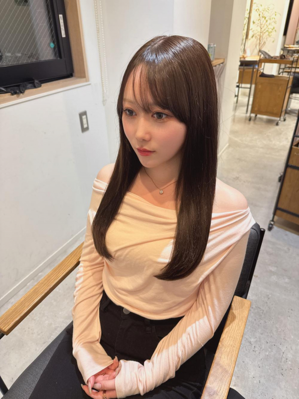 艶カラー　残留成分除去、分解カラー