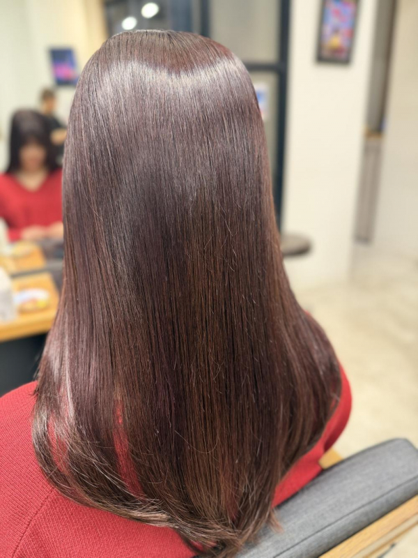 20代30代40代50代◎髪質改善/カシスブラウンカラー